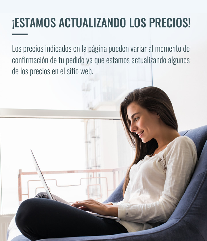 Estamos actualizando nuestros precios