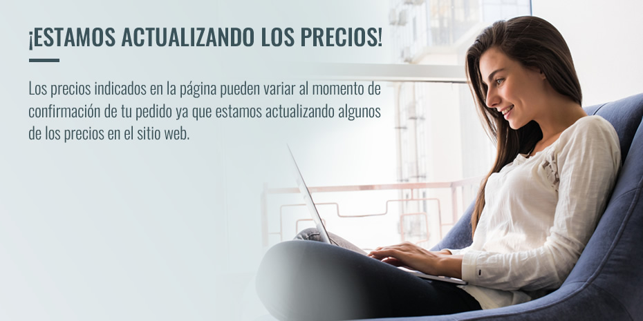Estamos actualizando nuestros precios