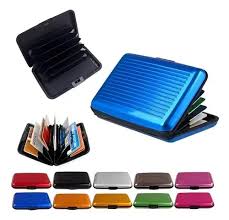 TARJETERO ORGANIZADOR  ALUMINIO LISO