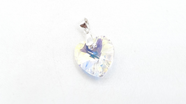 DIJE PLATA CRISTAL