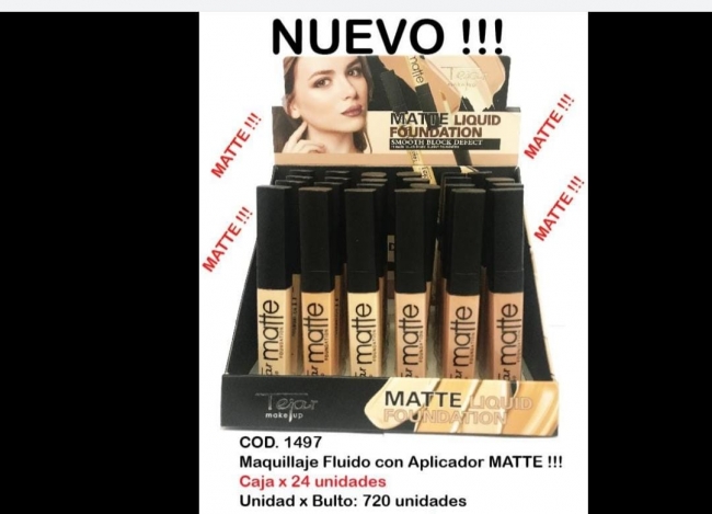 MAQUILLAJE FLUIDO CON APLICADOR TEJAR