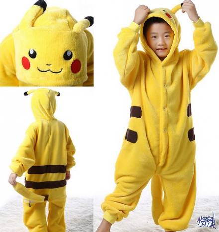 PIJAMA KIGURUMI PIKACHU INFANTIL+(SOLO 1 METRO)