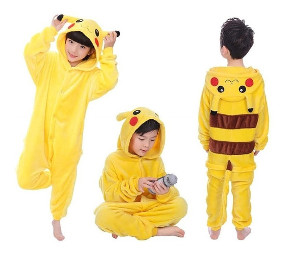 PIJAMA KIGURUMI PIKACHU INFANTIL+(SOLO 1 METRO)