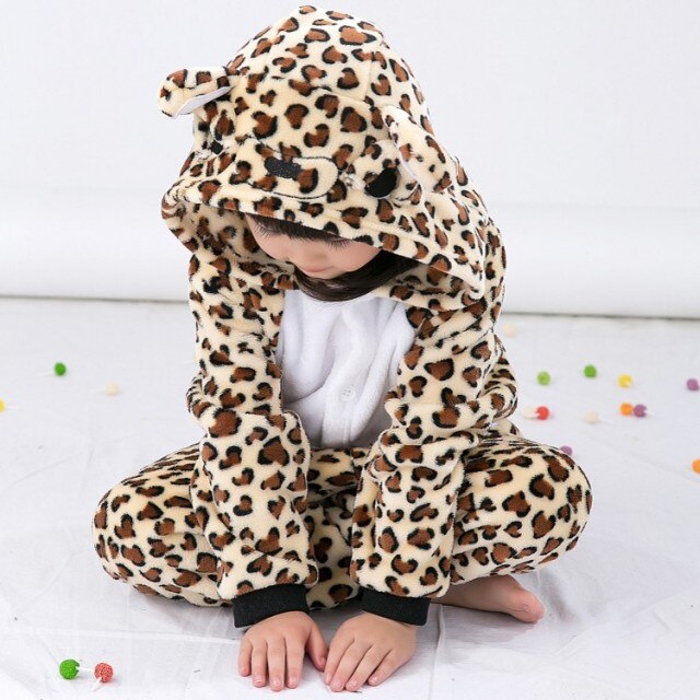 PIJAMA KIGURUMI CHEETAH INFANTIL