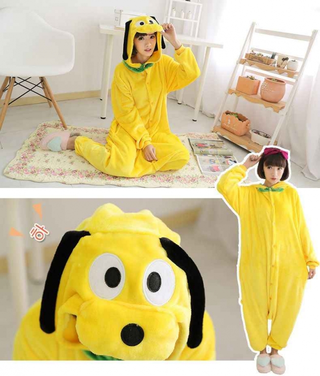 PIJAMA KIGURUMI PERRO AMARILLO ADULTO