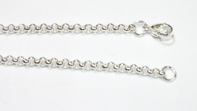 CADENA ACERO BLANCO 45 CM -