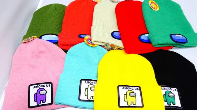 GORRO AMONG US VARIOS COLORES ++++