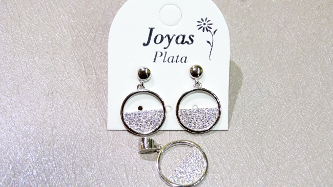 SET AROS Y DIJE PLATA CON MICROPAVE -