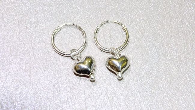 AROS PLATA 1,2 CM CORAZON GRANDE-