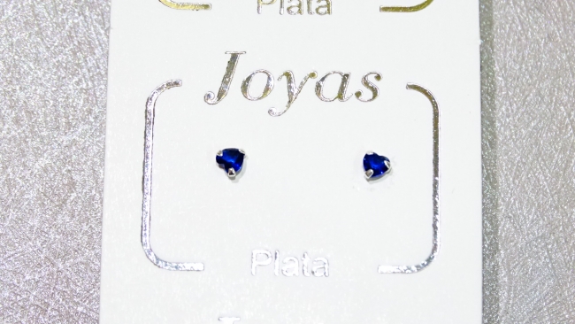 AROS PLATA CORAZON MINI 3X3-