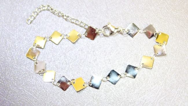 PULSERA ACERO BLANCO +++