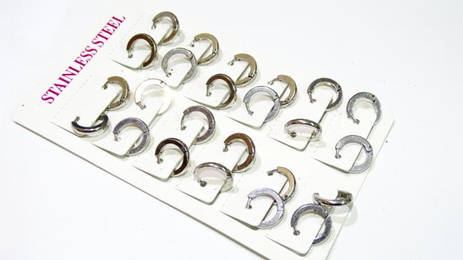 AROS CUBANOS ACERO 1 CM 