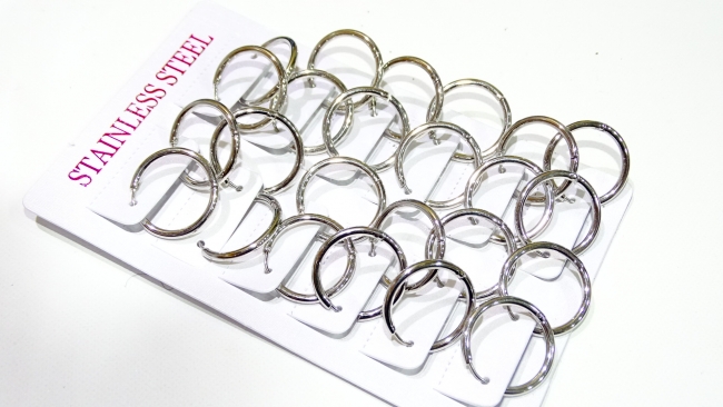 AROS CUBANOS ACERO 2 CM 