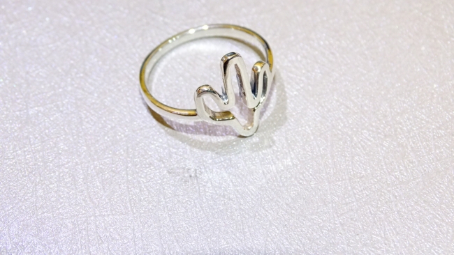 ANILLO PLATA CACTUS-