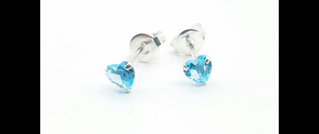 AROS PLATA CORAZON 4MM VARIOS COLORES 