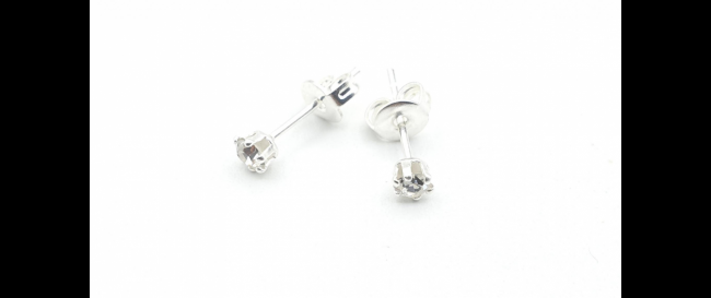 AROS PLATA CUBIC ENGARZADO 4MM-