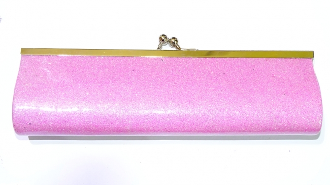 CARTERA DE FIESTA PELLIZCO CON GLITTER +++//