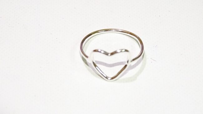 ANILLO PLATA CORAZON -