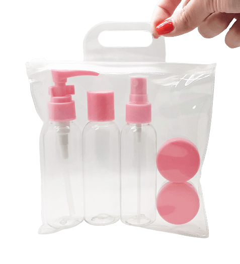 SET DE RECIPIENTES PARA VIAJE X 5 UNIDADES  TYL -