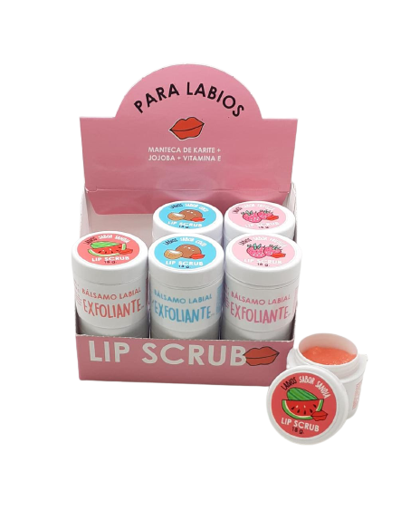 BALSAMO LABIAL EXFOLIANTE LIP SCRUB THELMA & LOUISE VARIOS SABORES +