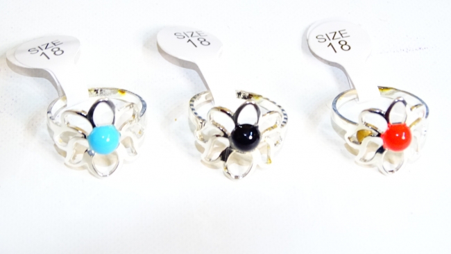 ANILLO ACERO  X 3 VARIOS COLORES