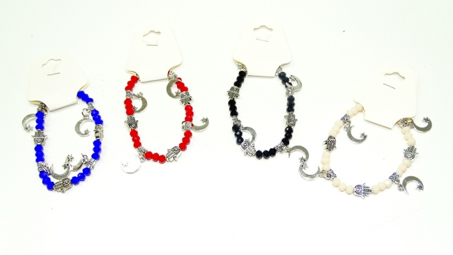 PULSERA BIJOU MANOS Y ESTRELLAS LUNA