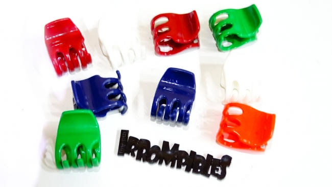 BROCHE CHIQUITO LISO POLIPROPILENO X 12 IRROMPIBLE 