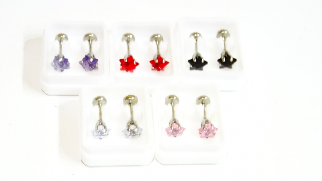 AROS ABRIDORES ACERO X 4 PARES VARIOS COLORES 