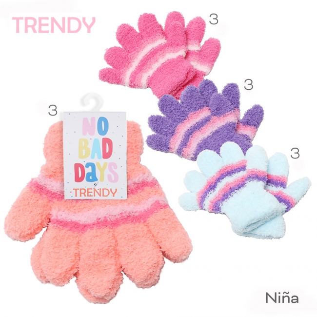 GUANTE NENA TRENDY CORDERITO  X 12 +