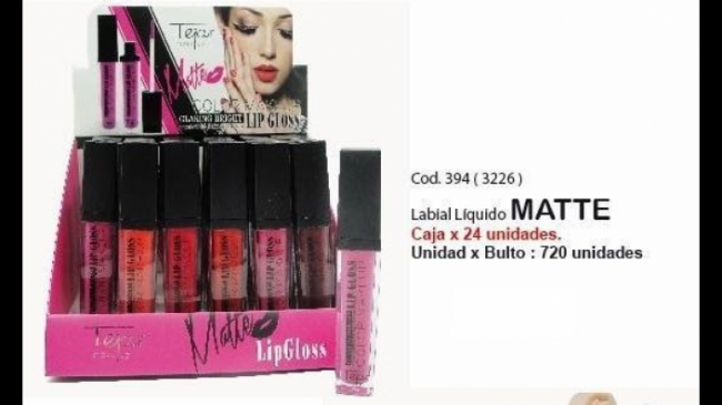 BRILLO LABIAL CON APLICADOR MATTE TEJAR +