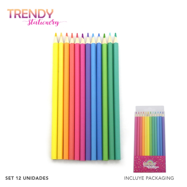 SET LAPICES TRENDY X 12+