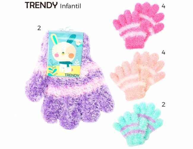 GUANTE INFANTIL TRENDY x 12+