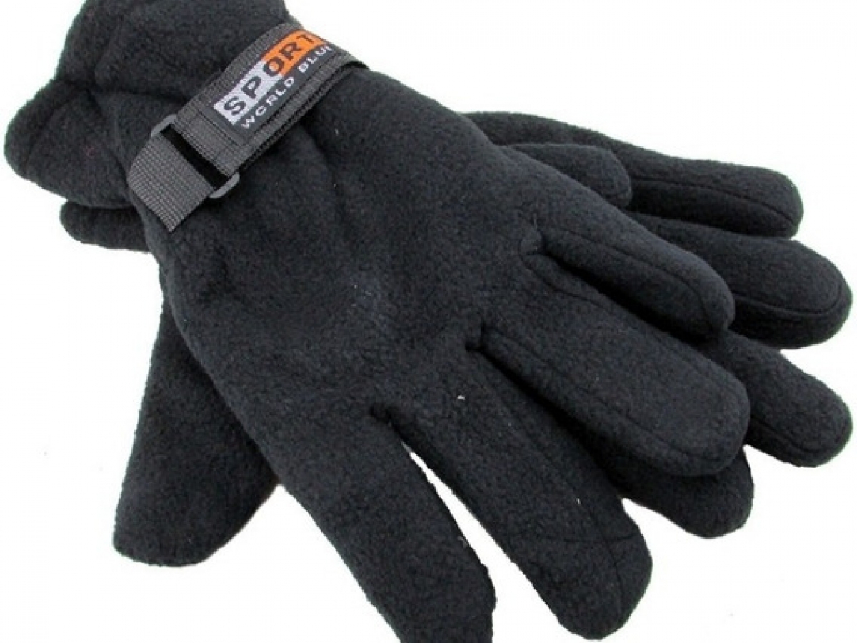 GUANTES POLAR HOMBRE NEGRO X 3++++ | Invierno Joaquina Moda