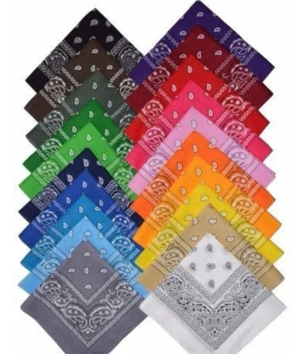 BANDANA POLIESTER VARIOS COLORES +