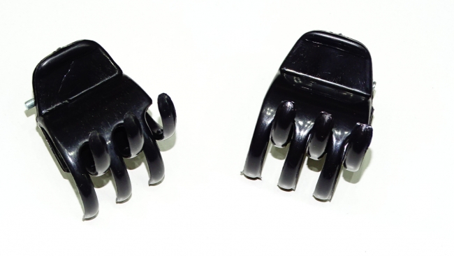 BROCHE 3 DIENTES LISO POLIPROPILENO  X 12 