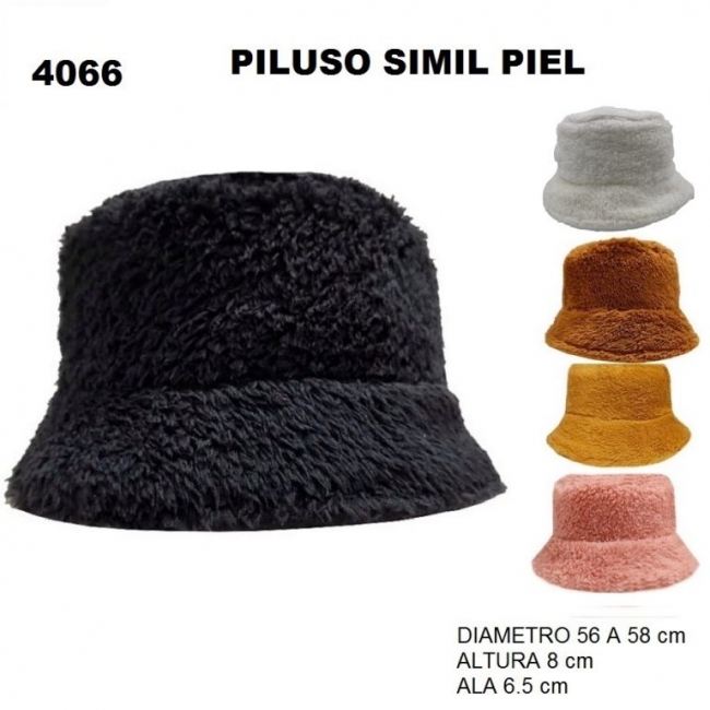 PILUSO PIEL LISA VARIOS COLORES