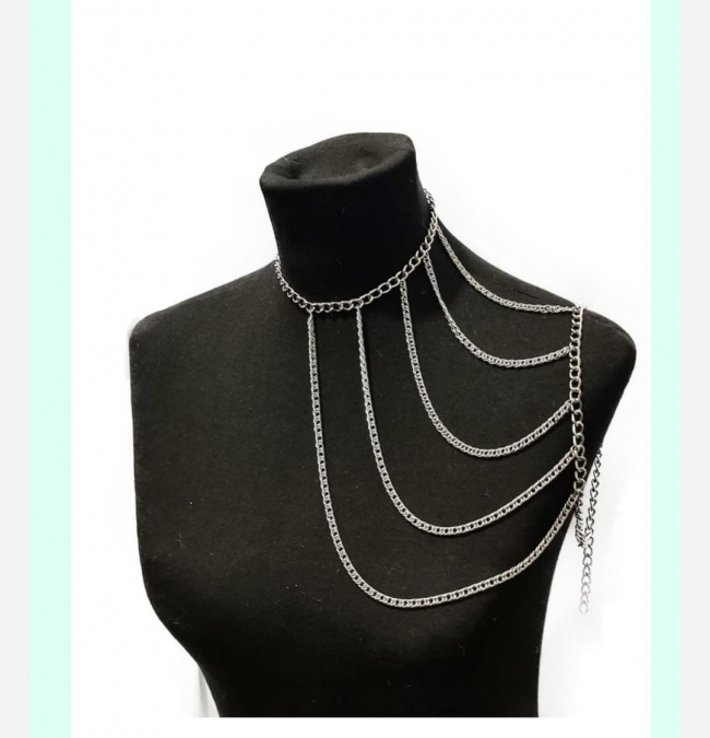 BODY CHAIN CUELLO Y MANGA +++//+