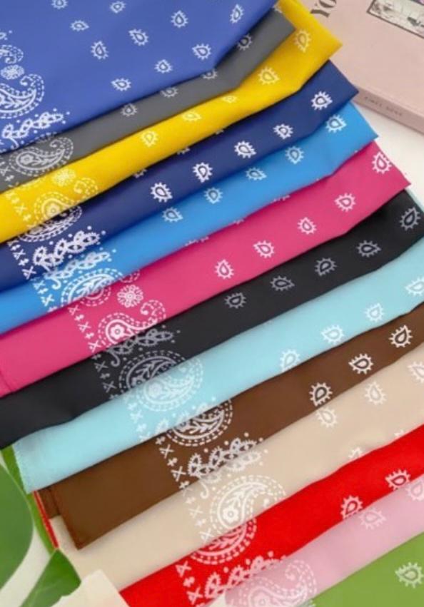 BANDANA GIGANTE 60 X 60 VARIOS COLORES +