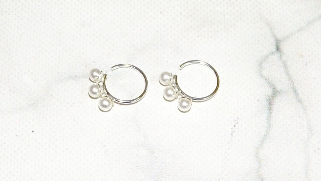 AROS PLATA CON PERLAS 10MM+++