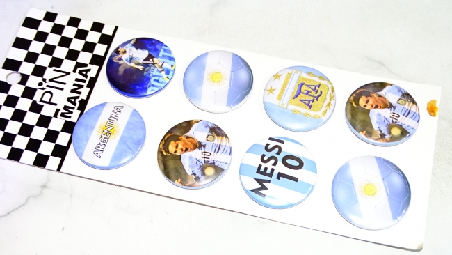 PINS ARGENTINA X 8