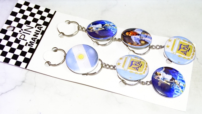 LLAVEROS ARGENTINA X 6
