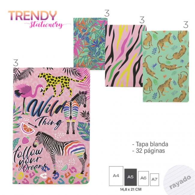 CUADERNO TRENDY +