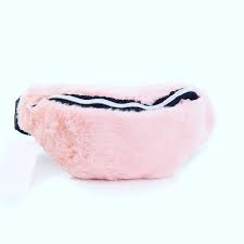 RIÑONERA PELUCHE ROSA++++//