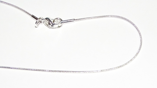 CADENA ACERO BLANCO 40 CM +++