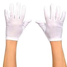 PAR DE GUANTES BLANCO +