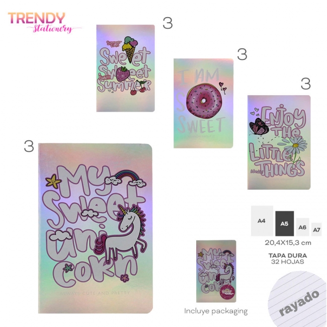 CUADERNO TRENDY +