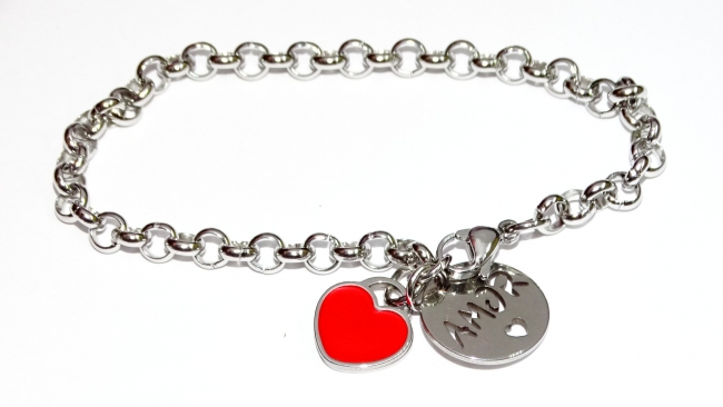 PULSERA ACERO AMOR++++