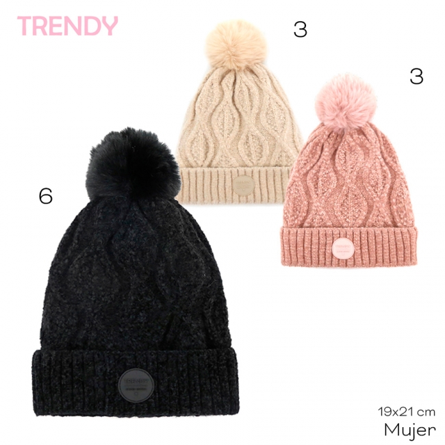 GORRO INVIERNO TRENDY +