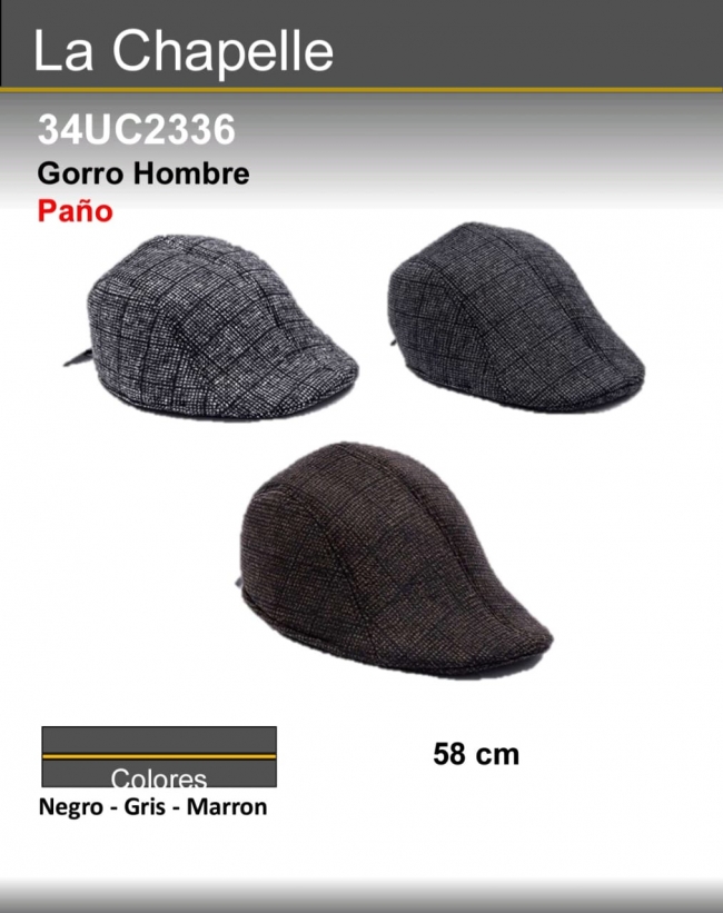 BOINA DE PAÑO HOMBRE+