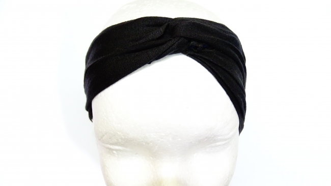 VINCHA TURBANTE NEGRO